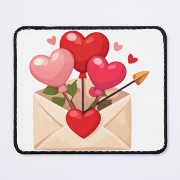 Item preview, Romantic Love Letter With Hearts designed and sold by TrendlyStudio.