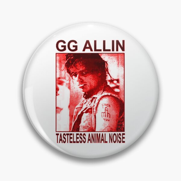Item preview, GG ALLIN - TASTELESS ANIMAL NOISE - NOSEBLEED RED designed and sold by skeletons-lair.