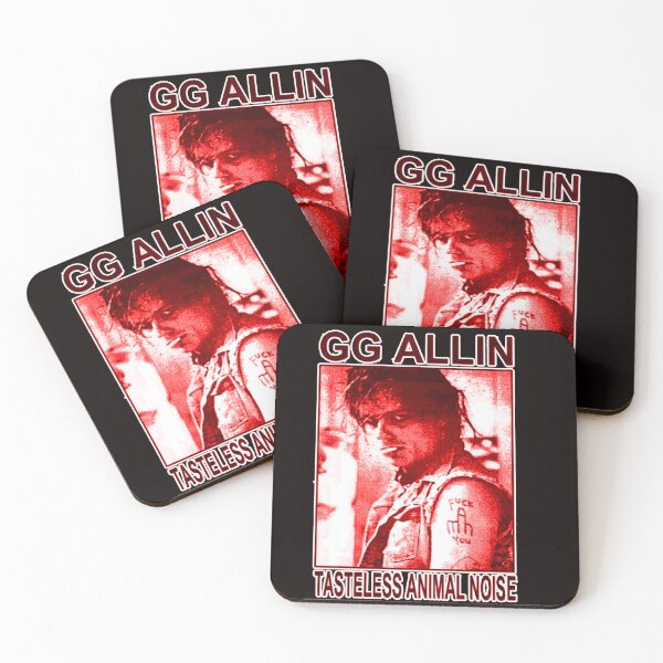 Item preview, GG ALLIN - TASTELESS ANIMAL NOISE - NOSEBLEED RED designed and sold by skeletons-lair.