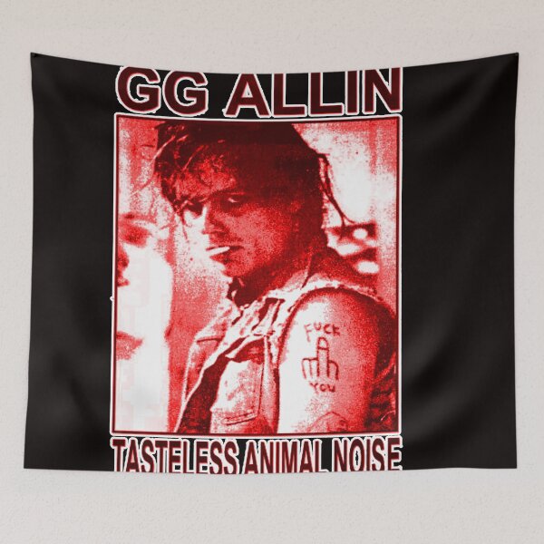 Item preview, GG ALLIN - TASTELESS ANIMAL NOISE - NOSEBLEED RED designed and sold by skeletons-lair.