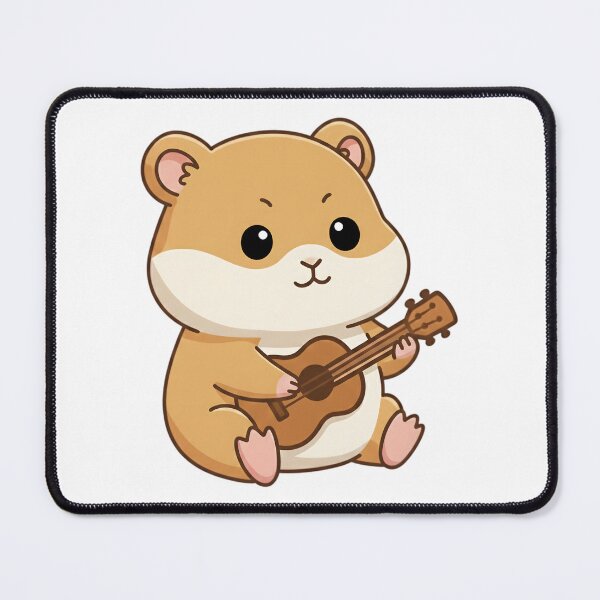 Item preview, Hamster Playing an Ukulele designed and sold by Delamoon.