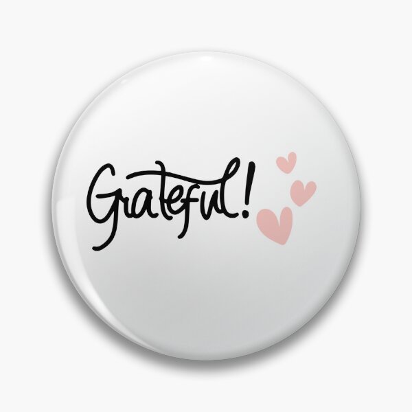 Item preview, Grateful Text Heart Design designed and sold by Studio Sonder.