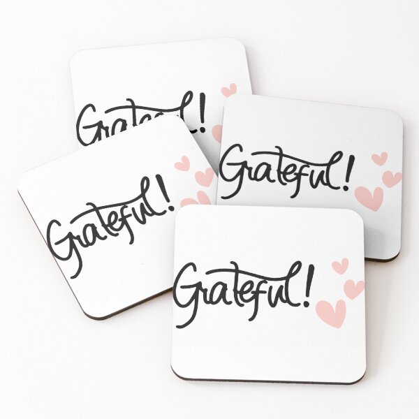 Item preview, Grateful Text Heart Design designed and sold by Studio Sonders.