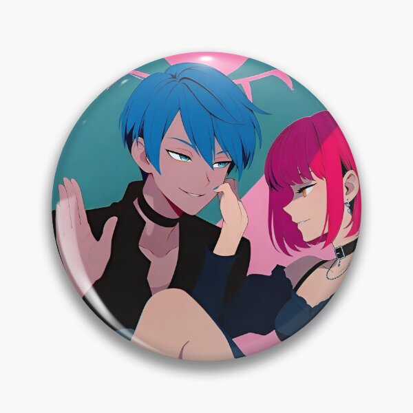 Item preview, Cute Anime Goth Emo Couple designed and sold by petricorstudios.
