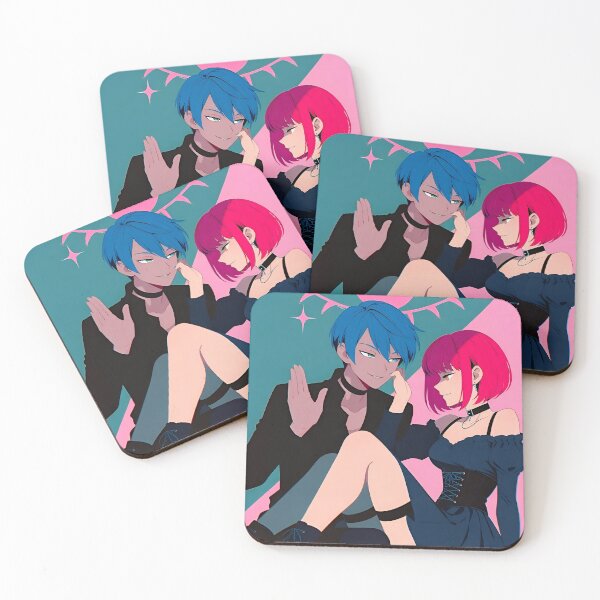 Item preview, Cute Anime Goth Emo Couple designed and sold by petricorstudios.