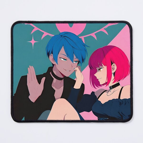 Item preview, Cute Anime Goth Emo Couple designed and sold by petricorstudios.