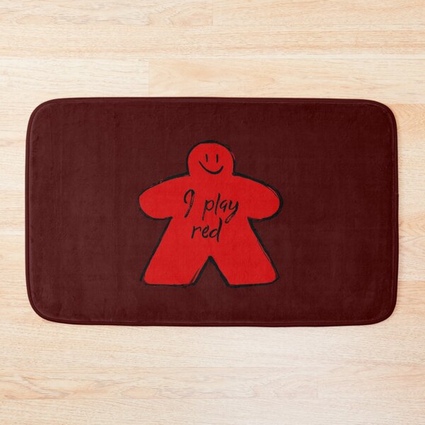 Item preview, Cute Red Meeple Smile Face Doodle Drawing designed and sold by TackyTime.
