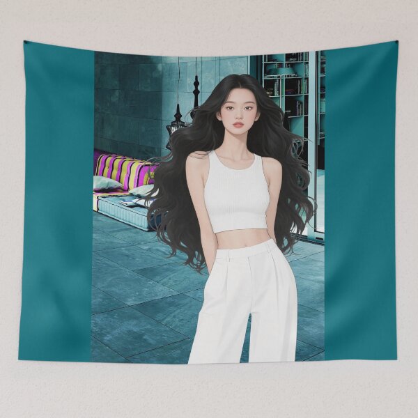 Item preview, ENJOYING HER PATIO ON A WARM SUMMER EVENING designed and sold by Tammera.