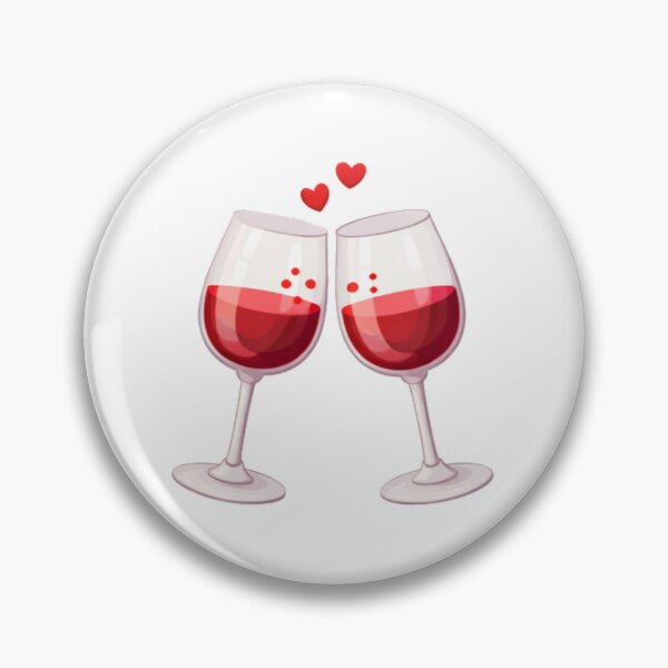 Item preview, Romantic Wine Toast For Two designed and sold by TrendlyStudio.