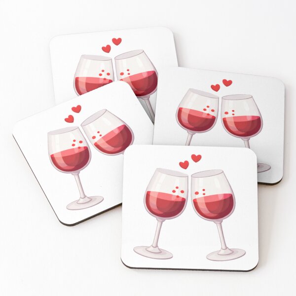 Item preview, Romantic Wine Toast For Two designed and sold by TrendlyStudio.