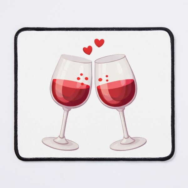 Item preview, Romantic Wine Toast For Two designed and sold by TrendlyStudio.