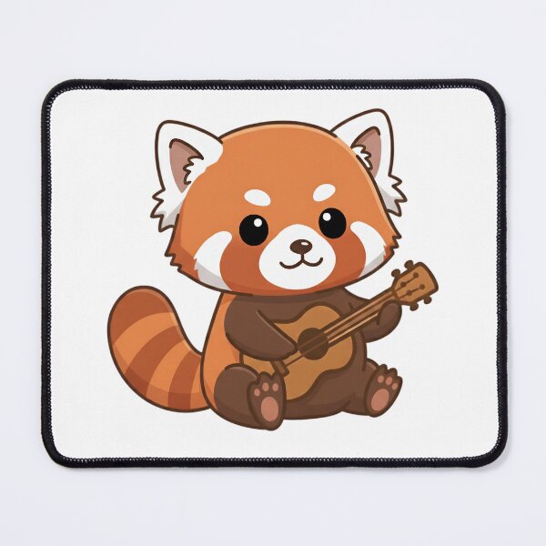 Item preview, Red Panda Playing an Ukulele designed and sold by Delamoon.