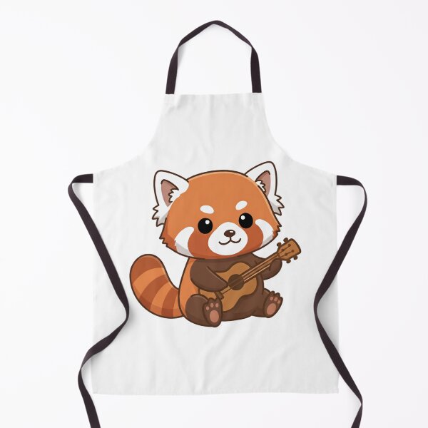 Item preview, Red Panda Playing an Ukulele designed and sold by Delamoon.