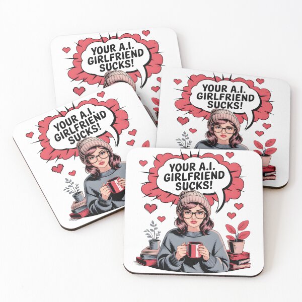 Item preview, "YOUR A.I. GIRLFRIEND SUCKS!" designed and sold by Lilja888.