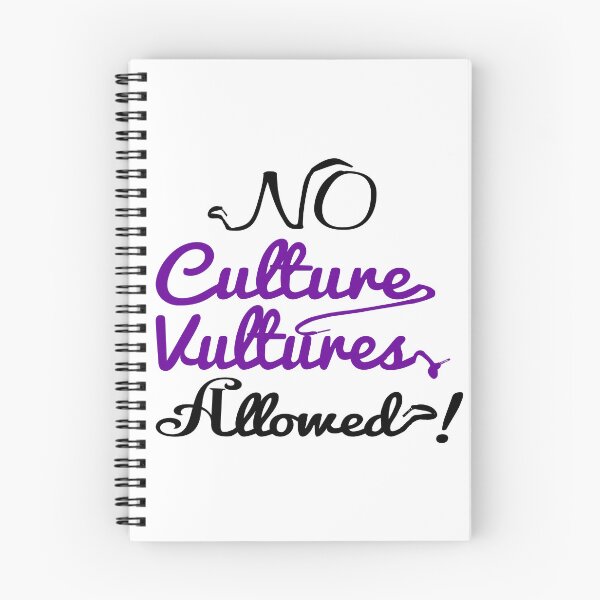 Item preview, NO CULTURE VULTURES ALLOWED designed and sold by HoopsAndLaces.