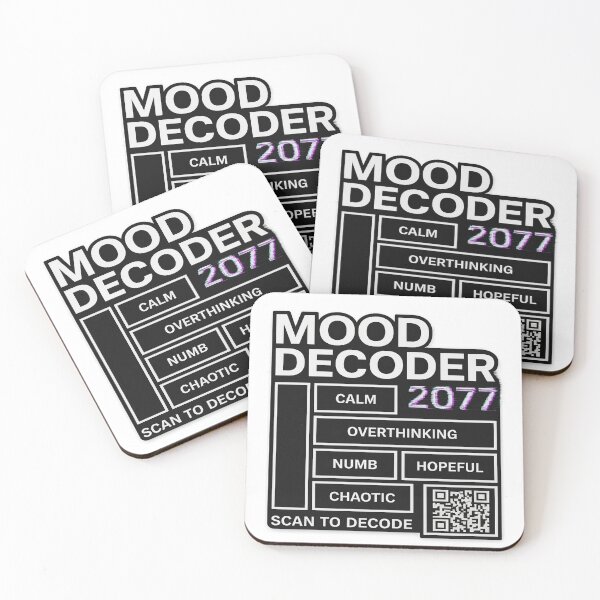 Item preview, Mood Decoder 2077 – Glitch Matrix Tee designed and sold by PigiArt.