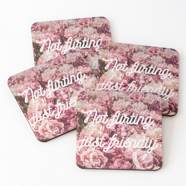 Item preview, "Not flirting, just friendly" Rejection in Florals  designed and sold by Un1cornBabe.