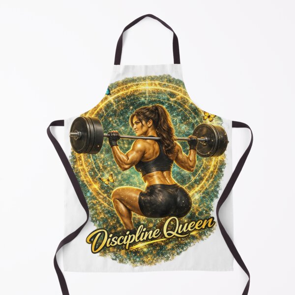 Item preview, Discipline Queen – Female Strength Fitness Motivation Art designed and sold by Ella33happy.