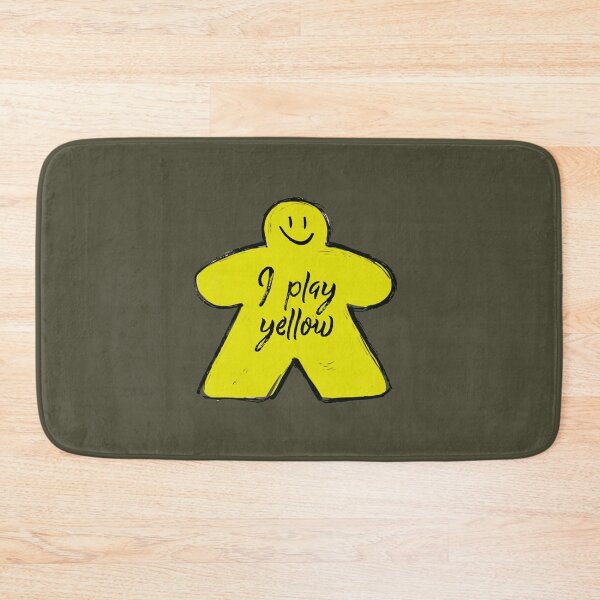 Item preview, Cute Yellow Meeple Smile Face Doodle Drawing designed and sold by TackyTime.