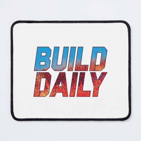 Item preview, Build Daily Tee — Motivational Gym T-Shirt for Fitness & Progress designed and sold by DailyDoseApparel.