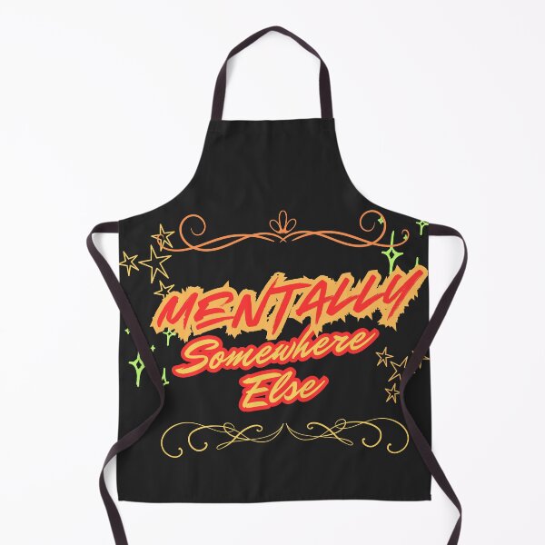 Item preview, Mentally Somewhere Else – Retro Neon Quote Design designed and sold by InnerOutDesigns.