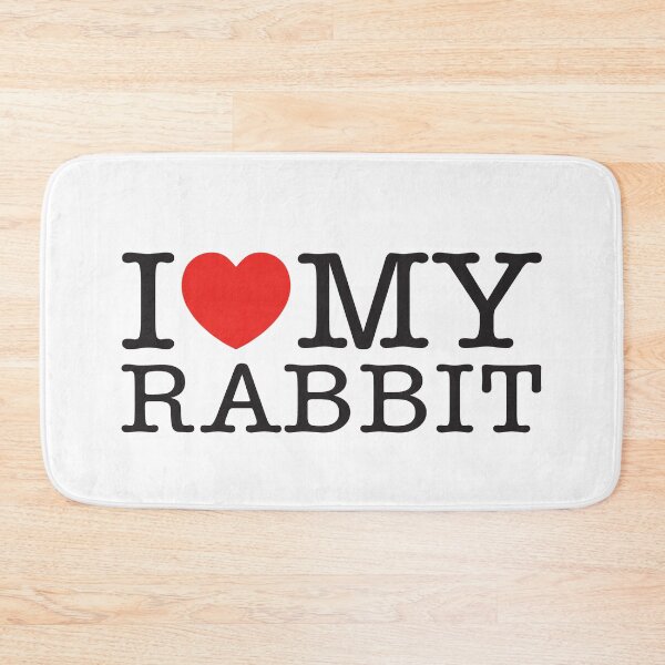 Item preview, I Love My Rabbit designed and sold by shitpostee.