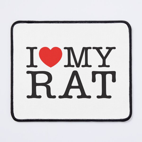Item preview, I Love My Rat designed and sold by shitpostee.
