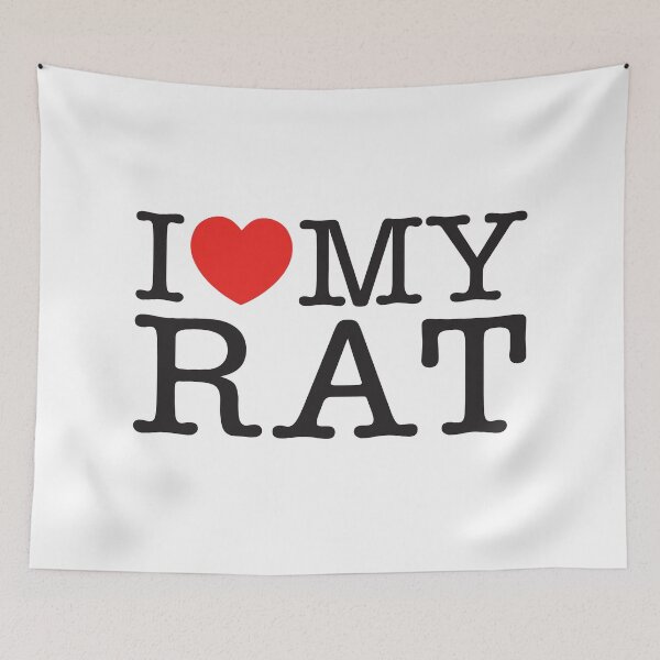 Item preview, I Love My Rat designed and sold by shitpostee.