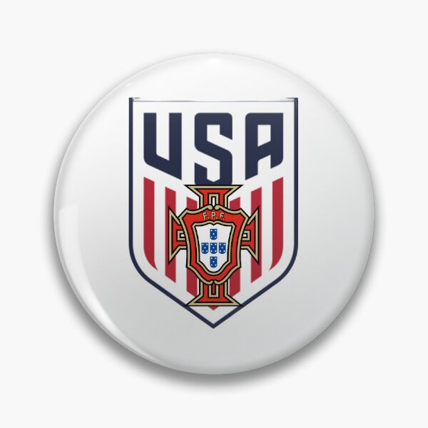 Artikelvorschau, Konzeptdesign zur Verschmelzung der Wappen der portugiesischen und amerikanischen Nationalmannschaften entworfen und verkauft von LineageFC.