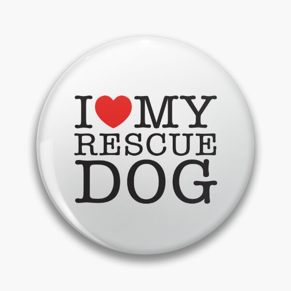 Item preview, I Love My Rescue Dog designed and sold by shitpostee.
