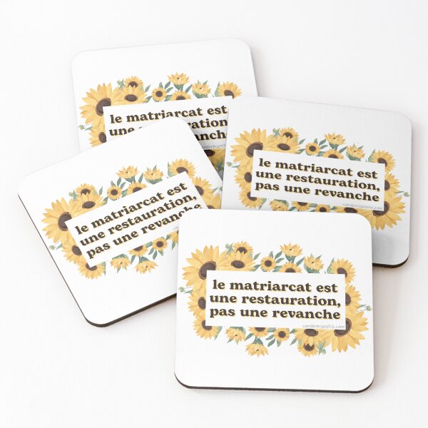 Item preview, Matriarcat Sticker Feminist Quote Empowerment Matriarchy is Restoration Witchy Feminist Gift Women Power Sticker designed and sold by CandaceCynthia.