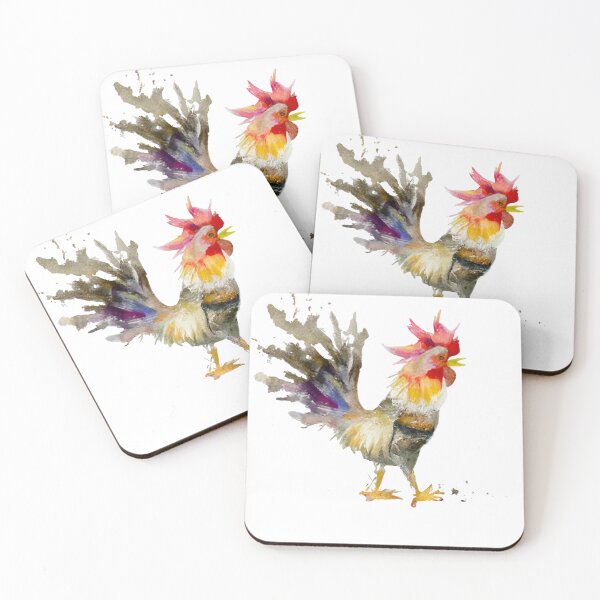 Item preview, Wild Spirit Rooster - Watercolor Symphony designed and sold by Sinfulchicken.
