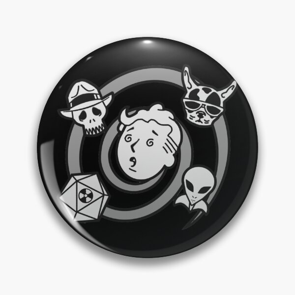 Item preview, The Wild Wastelanders Trait Icon - "Brotherhood Steel Gray/Grey" designed and sold by Wild Wastelanders.