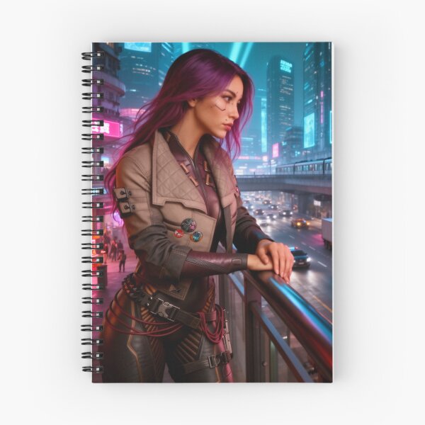 Item preview, Cyberpunk in deep thought designed and sold by aykiradesigns.