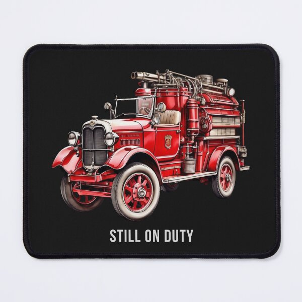 Item preview, Vintage Fire Truck Illustration – Classic Firefighter Engine Artwork designed and sold by PAPIRO SIGLO XXI.