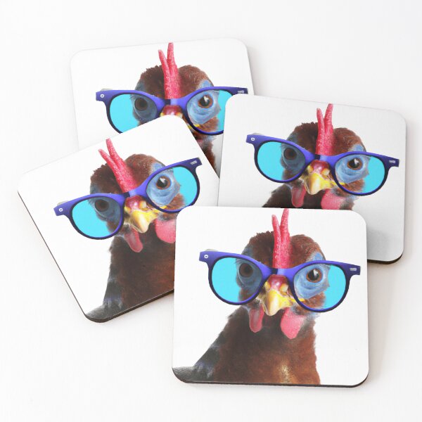 Item preview, Hipster Chicken - Too Cool To Cluck designed and sold by Sinfulchicken.