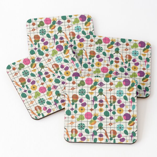 Item preview, Atomic Retro Space Age Geometric Pattern designed and sold by Neutral Notes.