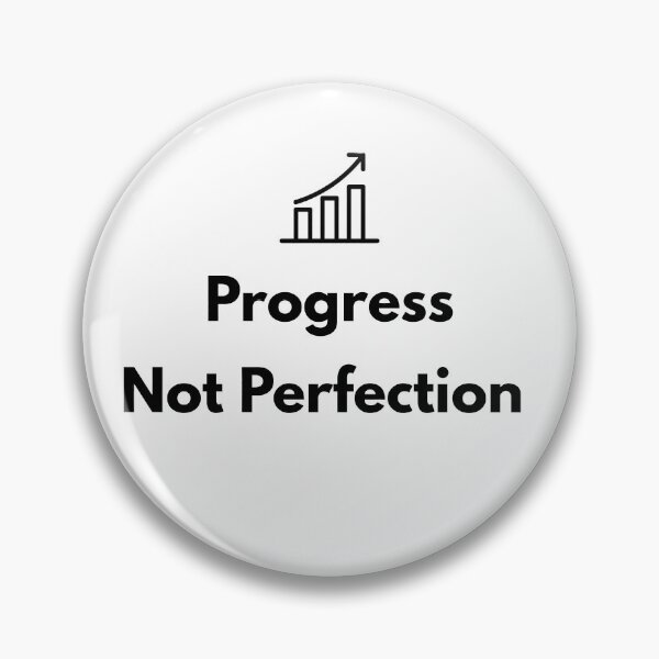 Item preview, Progress Not Perfection | Growth Mindset Quote Design designed and sold by Motivana.