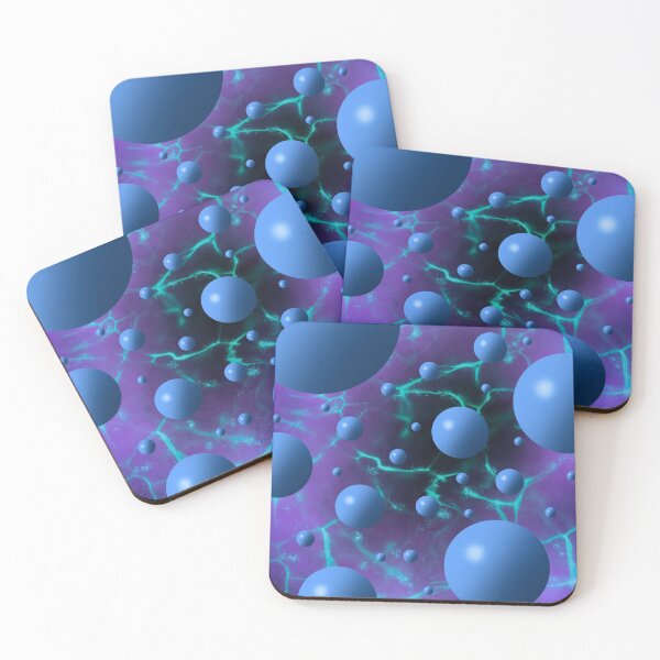 Item preview, Stardust Icy Blue - Abstract Space Vibe Life Force designed and sold by Lycanth.