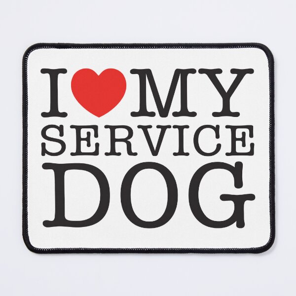 Item preview, I Love My Service Dog designed and sold by shitpostee.