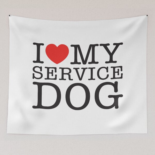 Item preview, I Love My Service Dog designed and sold by shitpostee.