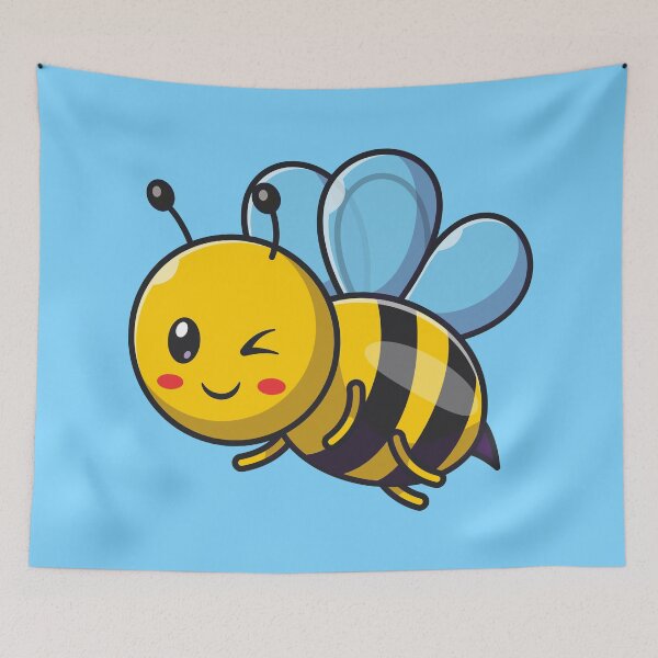 Item preview, Cute Bee Flying – Cartoon Vector Icon Illustration (Animal & Nature Concept) designed and sold by hjian8219.
