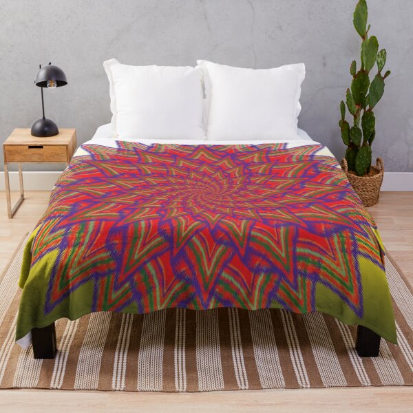 Item preview, Radiant Crimson Star Mandala designed and sold by OIL Pattern Design .