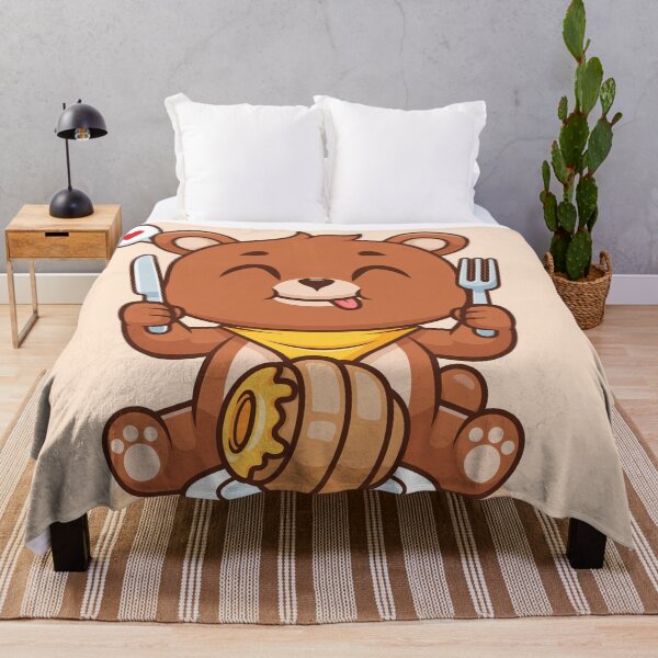 Item preview, Cute Bear Eating Honeycomb – Cartoon Vector Icon Illustration (Animal & Food Theme) designed and sold by hjian8219.