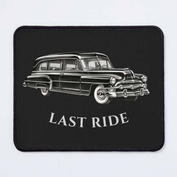 Item preview, Vintage Hearse Illustration – Last Ride Classic Funeral Car Art designed and sold by PAPIRO SIGLO XXI.