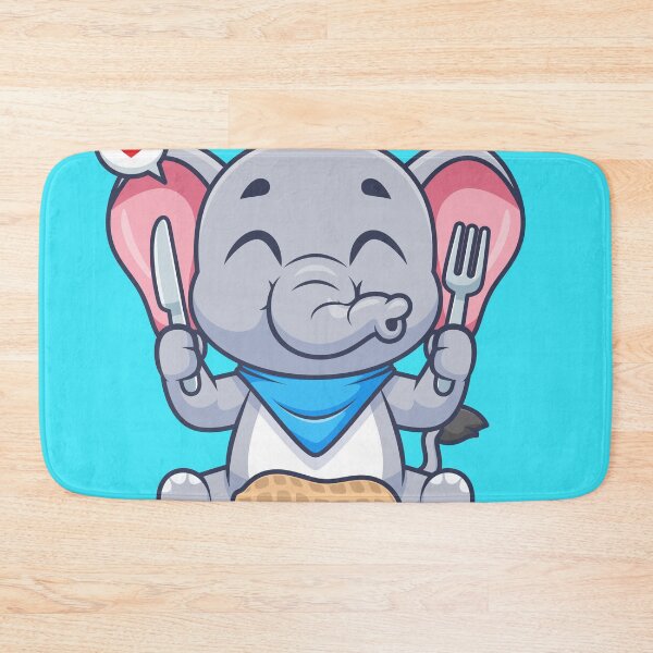 Item preview, Cute Elephant Eating Peanut – Cartoon Vector Icon Illustration (Animal & Food Theme) designed and sold by hjian8219.