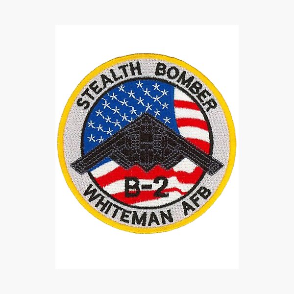 Item preview, B-2 Spirit Stealth Bomber – Whiteman Air Force Base Patch Sticker designed and sold by j7boy.