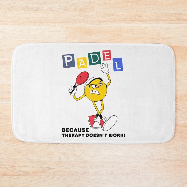 Item preview, Padel Because Therapy Doesn`t Work designed and sold by Anniko Art Studio.