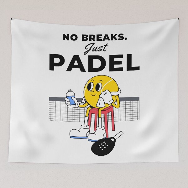 Item preview, No Breaks. Just Padel designed and sold by Anniko Art Studio.