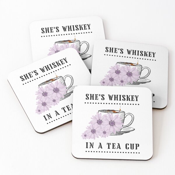 Item preview, She's Whiskey in a Tea Cup - Sassy Floral designed and sold by Sinfulchicken.